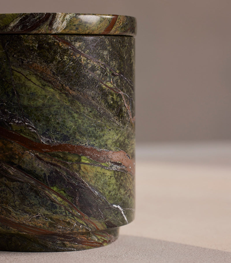 Soho Home Marble Vessel Leather & Oud Candle 250g (British brand)