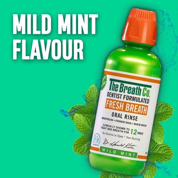 The Breath Co Fresh Breath Oral Rinse Mild Mint 500ml GOODS Superdrug