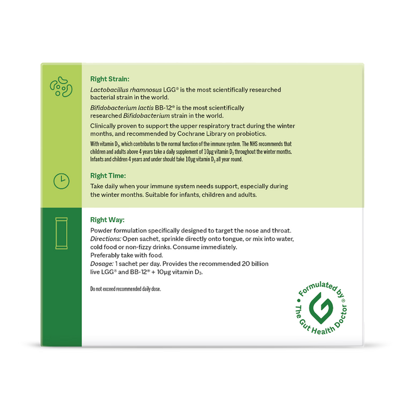 Smart Strains probiotic for immunity 30 sachets, UK version