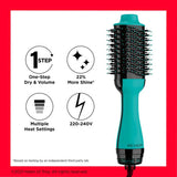 Revlon One-Step Hair Dryer and Volumiser teal - British product