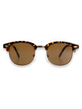 Weird Fish Brown Johnson Clubmaster Sunglasses - British product