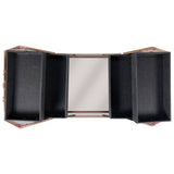 Technic black rose gold vanity case with trays (British brand)