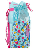 Lilo and Stitch blue swim bag with tropical design (British brand)
