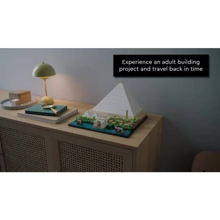 LEGO Architecture Great Pyramid of Giza set 1476 pieces (British brand)