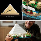 LEGO Architecture Great Pyramid of Giza set 1476 pieces (British brand)