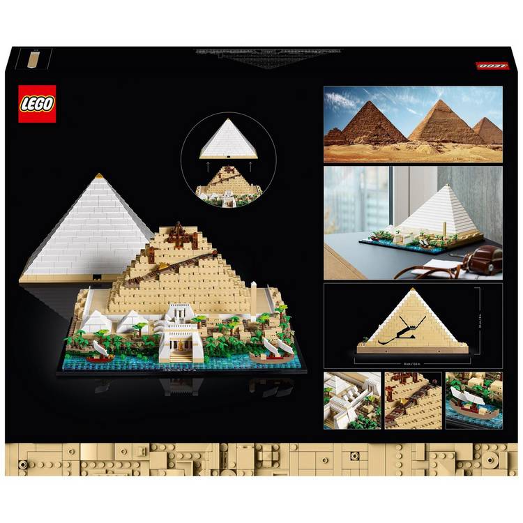 LEGO Architecture Great Pyramid of Giza set 1476 pieces (British brand)
