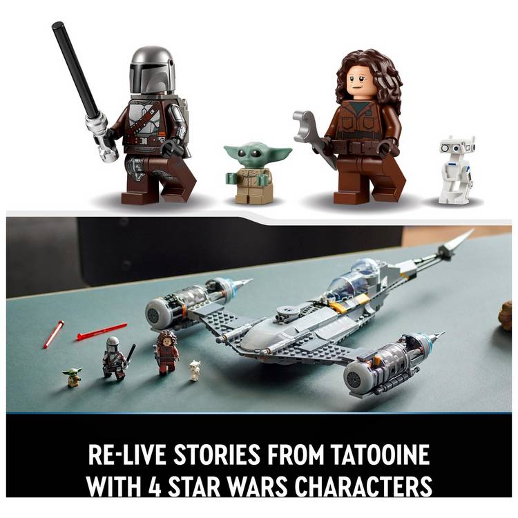 LEGO Mandalorian's N-1 Starfighter 412 pieces, imported from the UK