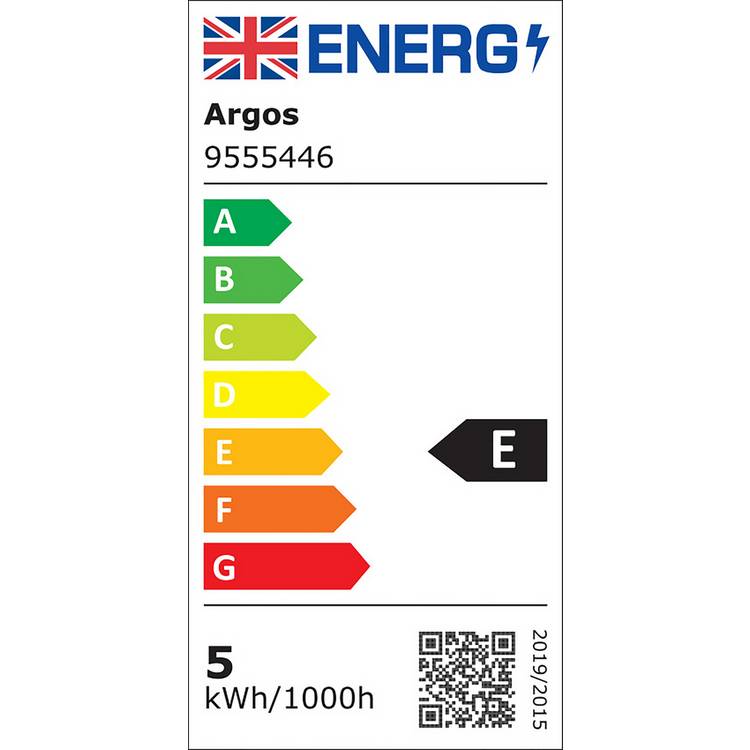 Argos Home LED candle bulb 2 pack warm white 4.2W (British brand)