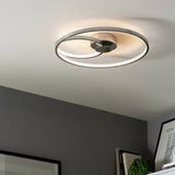 Argos Home flush ceiling light chrome 45.5cm - British product