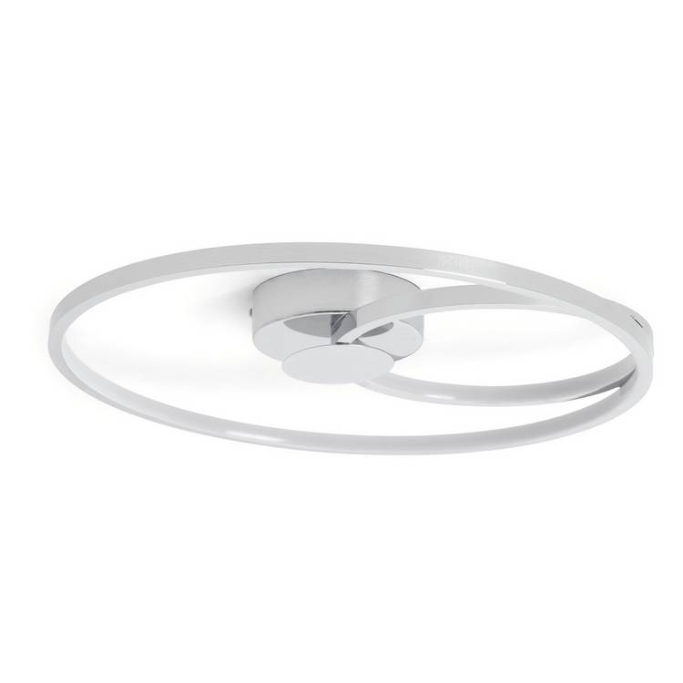Argos Home flush ceiling light chrome 45.5cm - British product