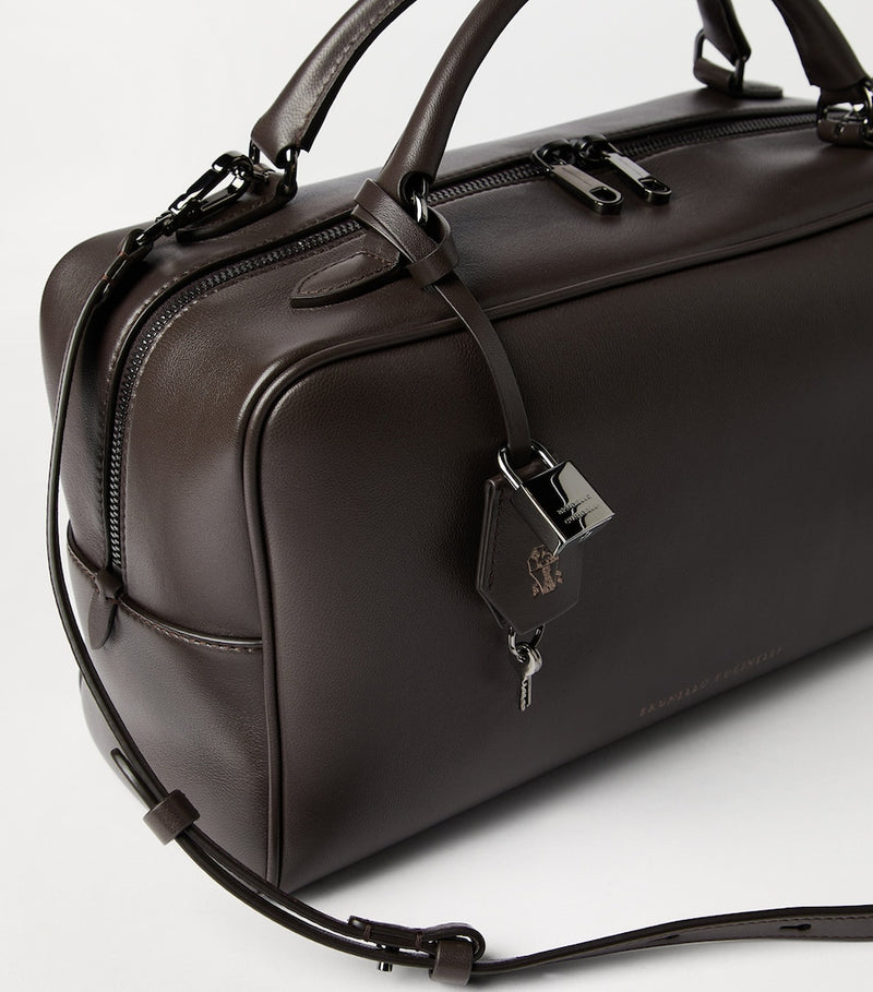 Brunello Cucinelli leather explorer bag - British product