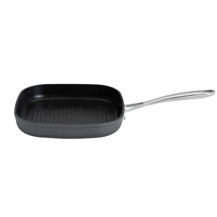 Habitat 24cm black hard anodised grill pan, UK version