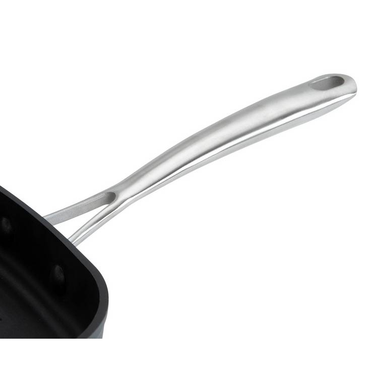 Habitat 24cm black hard anodised grill pan, UK version