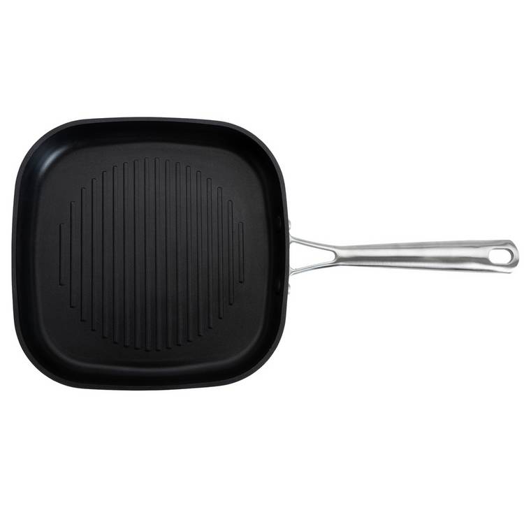 Habitat 24cm black hard anodised grill pan, UK version