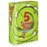 5 Second Rule Uncensored party game with spiral timer, UK version