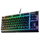 SteelSeries Apex 3 TKL wired gaming keyboard black, imported from the UK