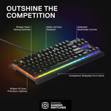 SteelSeries Apex 3 TKL wired gaming keyboard black, imported from the UK