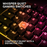 SteelSeries Apex 3 TKL wired gaming keyboard black, imported from the UK