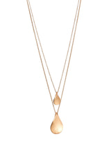 Next Gold Tone Petal Two Layer Fashion Necklace Adjustable 43cm and 49cm- Buy online at McGrocer
