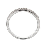 Revere 9ct white gold diamond wedding band ring 0.20ct, UK version