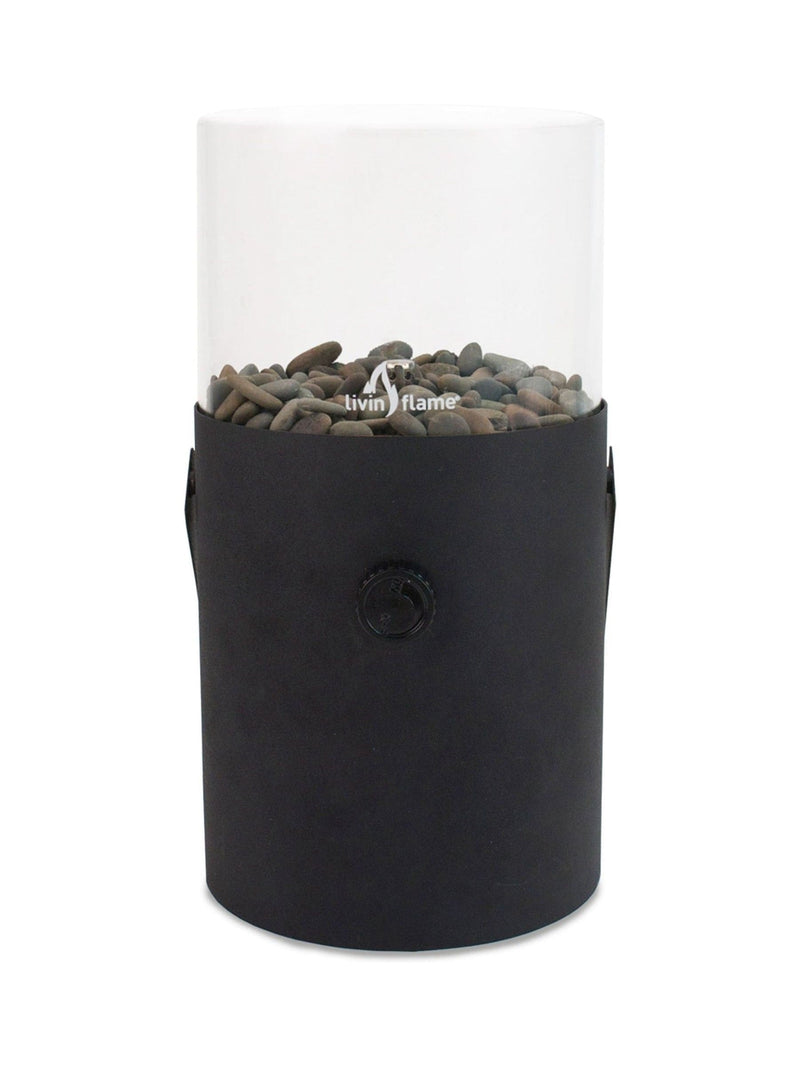 Cosiscoop black garden fire pit lantern - British product