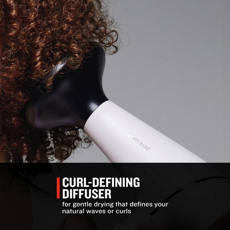 Remington PROluxe hair dryer with diffuser (British brand)