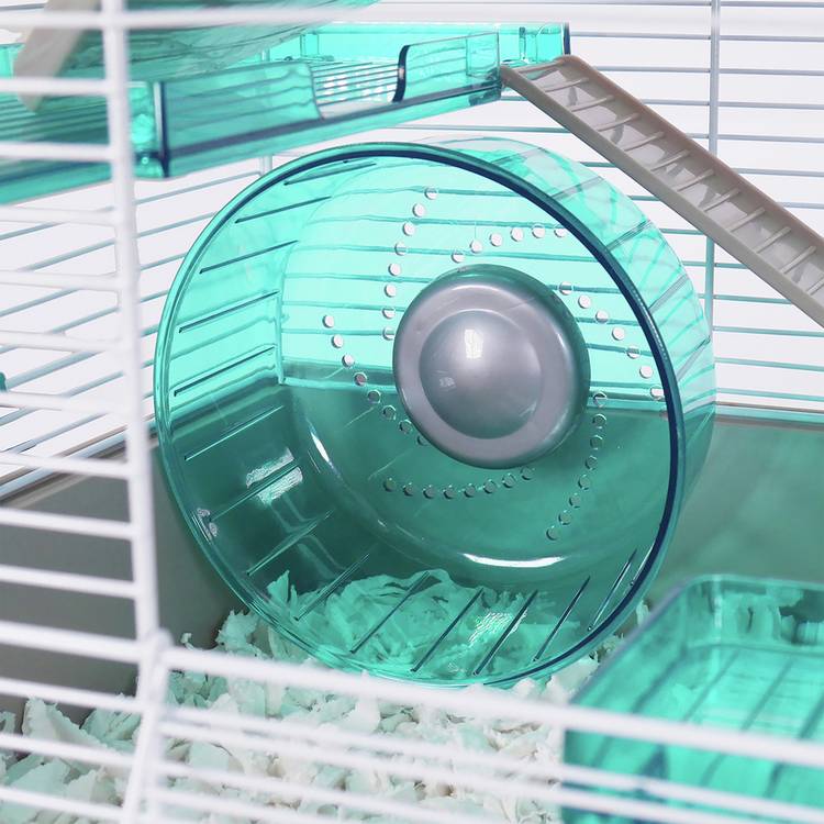 Rosewood hamster exercise wheel blue, UK version