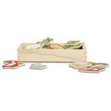 Melissa & Doug wooden farm magnets toy set - British product