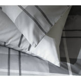 Habitat bedding set charcoal grey check single, UK version