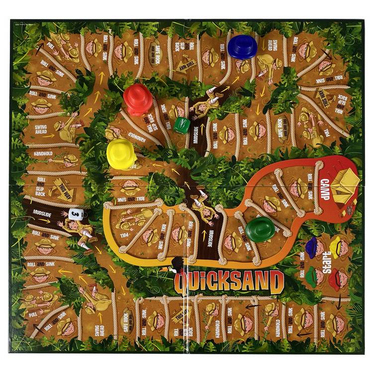 Quicksand Family Board Game, UK version