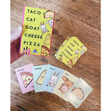 Blue Orange Taco Cat Goat Cheese Pizza card game - British product