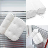 Rio luxury spa bath pillow with suction pads (British brand)