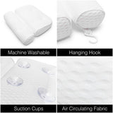 Rio luxury spa bath pillow with suction pads (British brand)