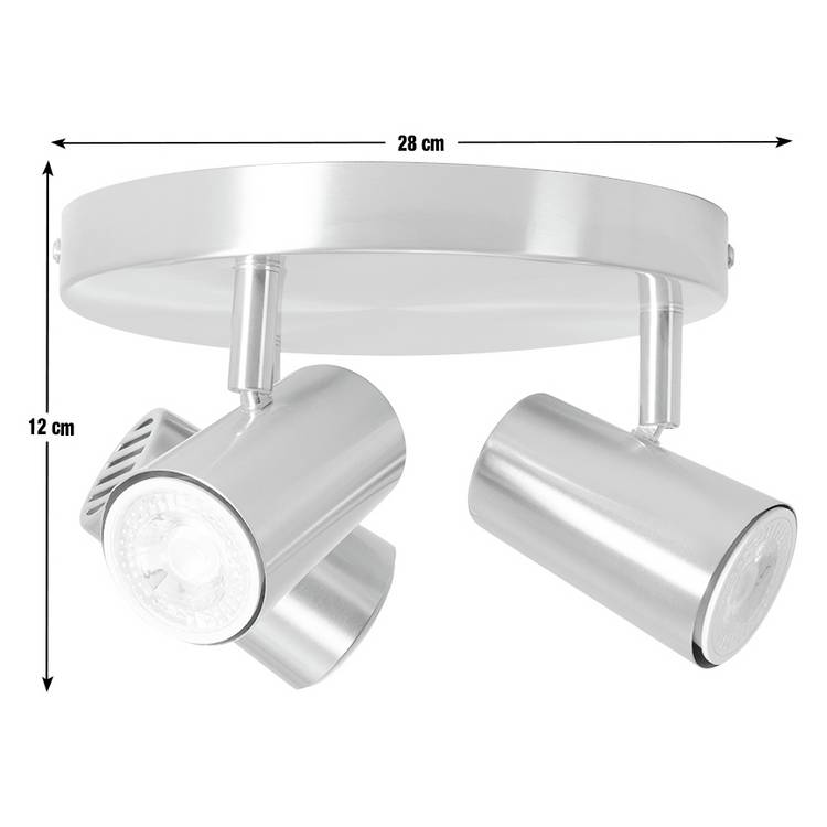 Argos Home 3 light brass spotlight plate (British brand)