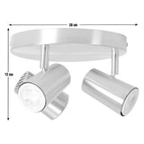 Argos Home 3 light brass spotlight plate (British brand)