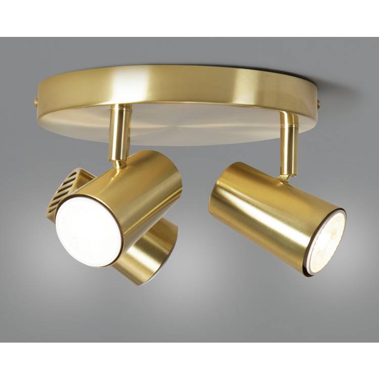 Argos Home 3 light brass spotlight plate (British brand)
