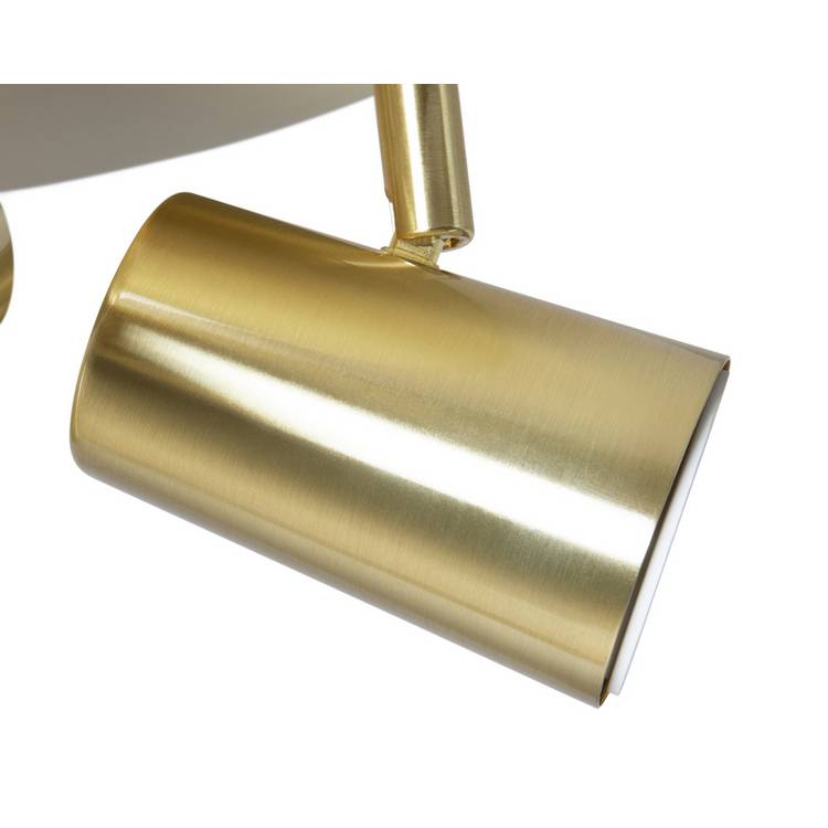 Argos Home 3 light brass spotlight plate (British brand)