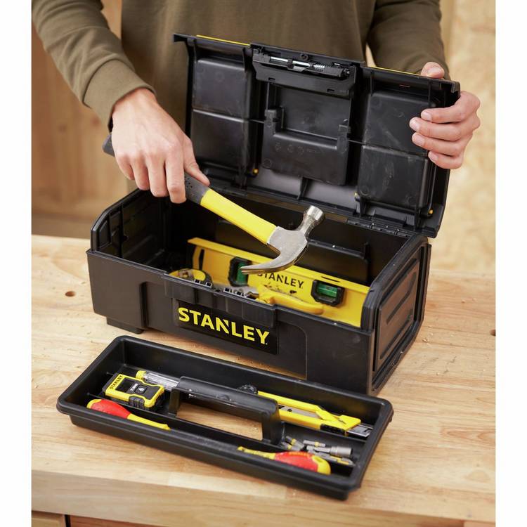 Stanley One Touch toolbox 16 inch (British brand)
