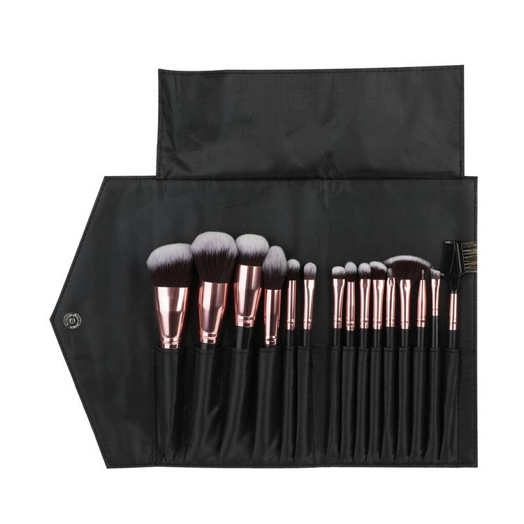 SY black makeup brush set 15pc, UK version