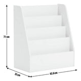 Habitat kids short bookcase white (British brand)