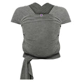 Izmi baby wrap Mid Grey one size, imported from the UK