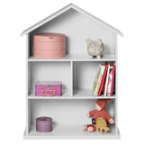 Argos Home white kids house bookcase 89cm tall - British product