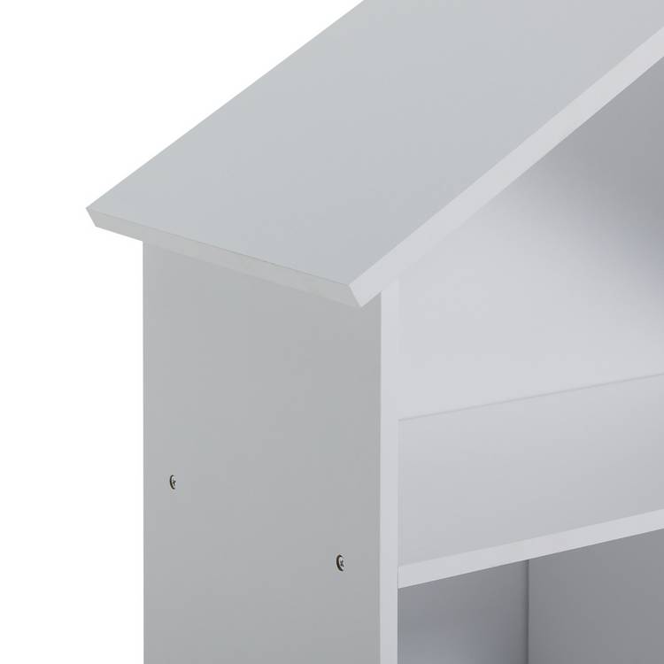 Argos Home white kids house bookcase 89cm tall - British product