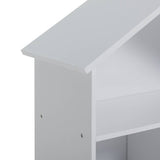 Argos Home white kids house bookcase 89cm tall - British product