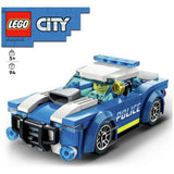 LEGO City Police Car toy building set, UK version