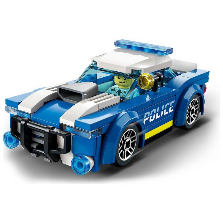 LEGO City Police Car toy building set, UK version