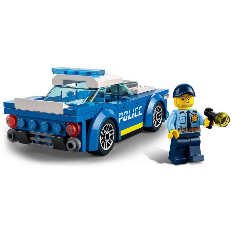 LEGO City Police Car toy building set, UK version