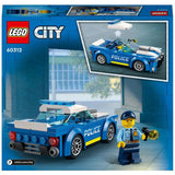 LEGO City Police Car toy building set, UK version