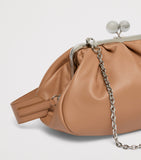 Weekend Max Mara medium Pasticcino leather clutch bag - British product