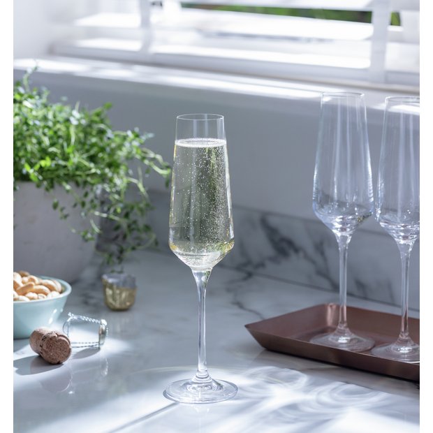 Habitat Dalston champagne flutes (set of 4), UK version